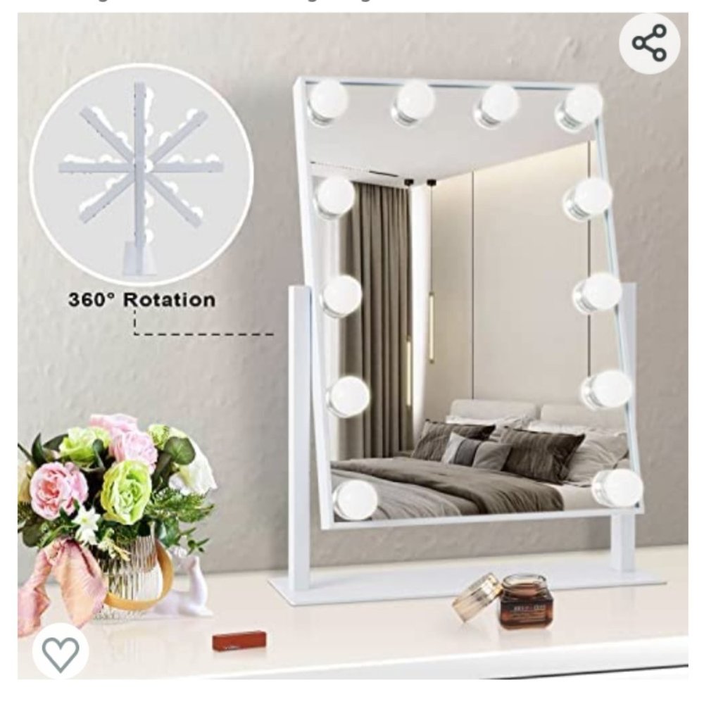 Vanity Makeup Mirror 12 Bulb